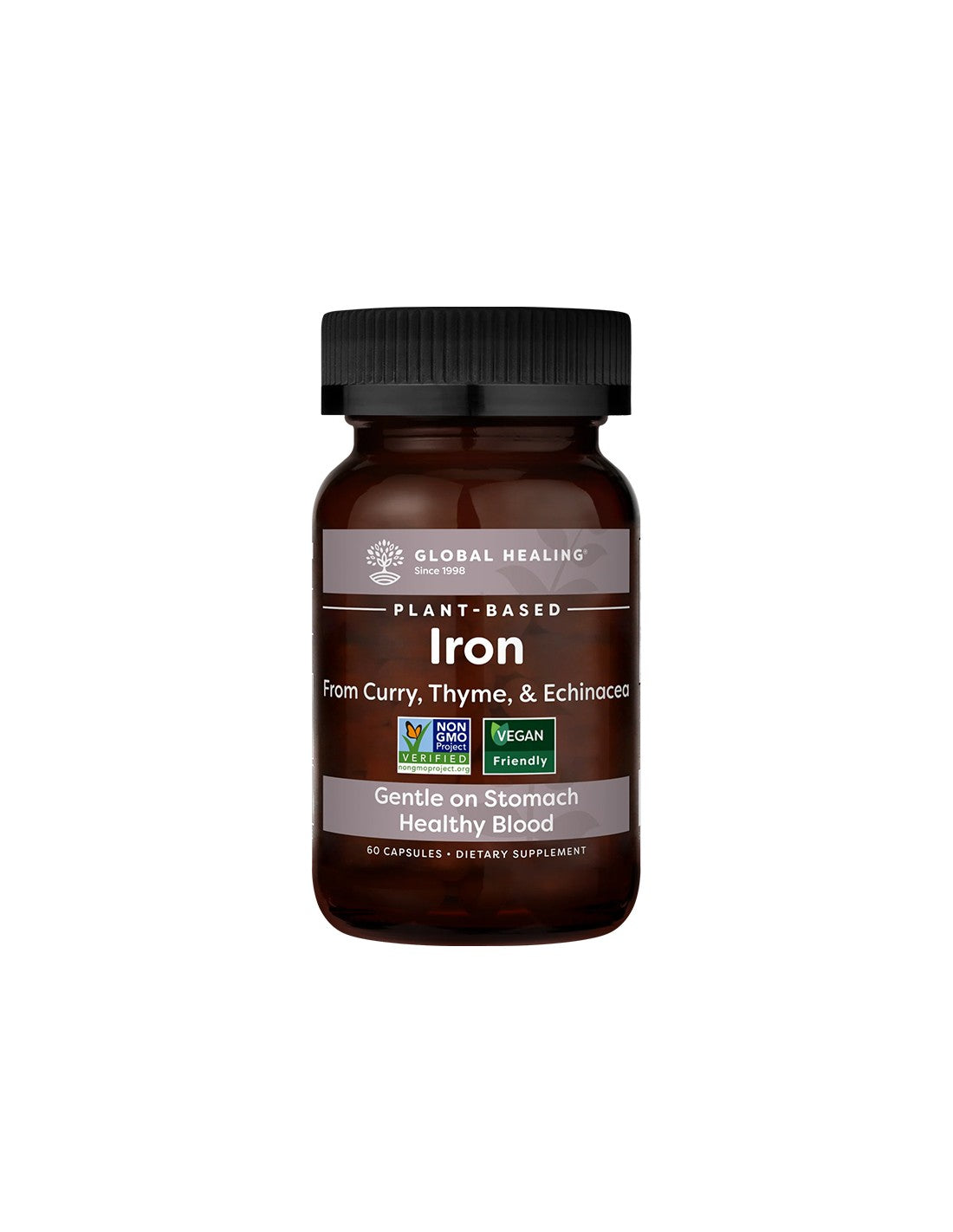 Anemia - Vegan Iron (from curry, thyme and echinacea), 60 capsules - Nutra Best Europe