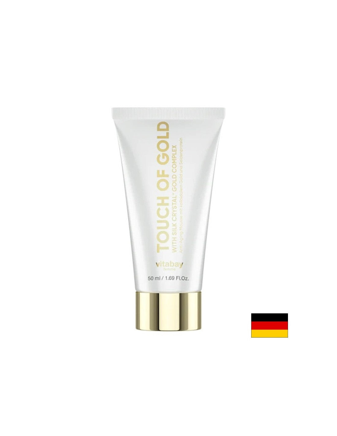 Anti-aging cream with colloidal gold and silk, 50 ml - Nutra Best Europe