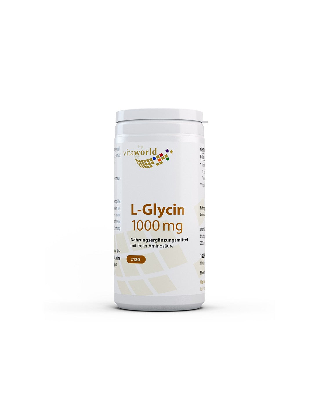 Antioxidant - L-Glycine, 1000 mg x 120 capsules - Nutra Best Europe