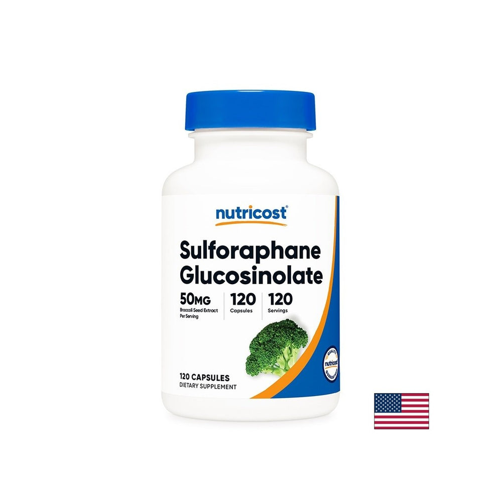 Antioxidant for the liver, brain and immunity - Sulforaphane glucosinolate, 50 mg x 120 capsules - Nutra Best Europe