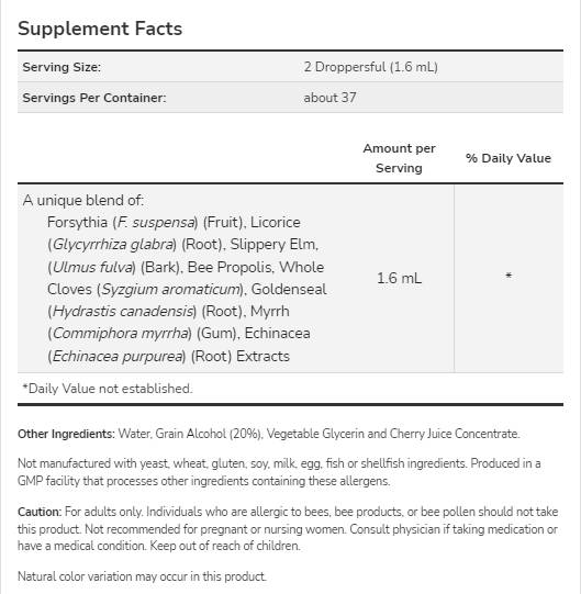 Propolis Plus Extract Liquid - 60 ml - Nutra Best Europe