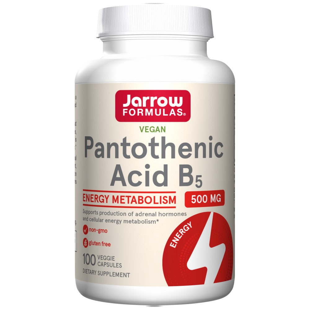 Pantothenic Acid B5 500 mg - 100 capsules - Nutra Best Europe