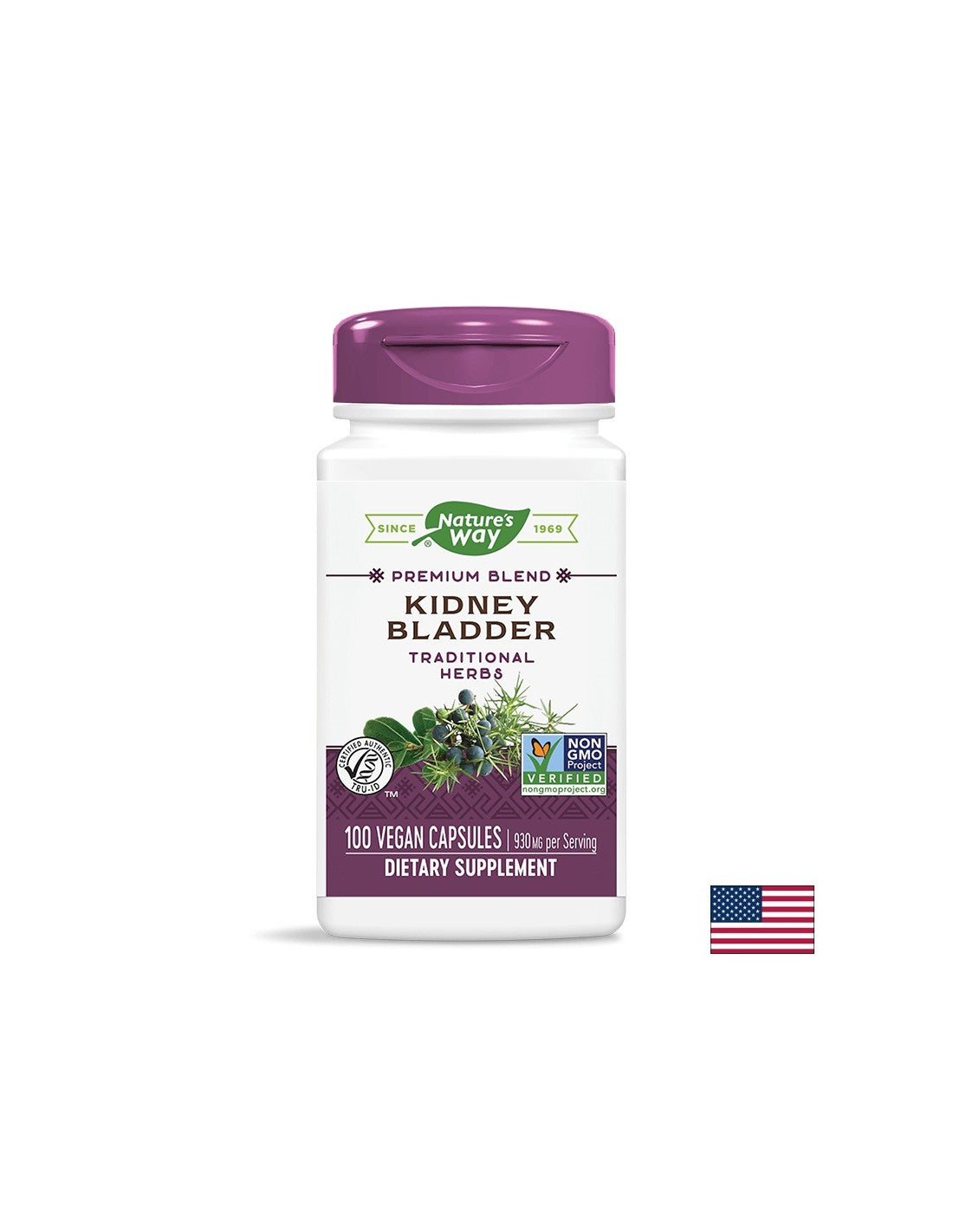 Kidney Bladder 465 mg - 100 capsules - Nutra Best Europe