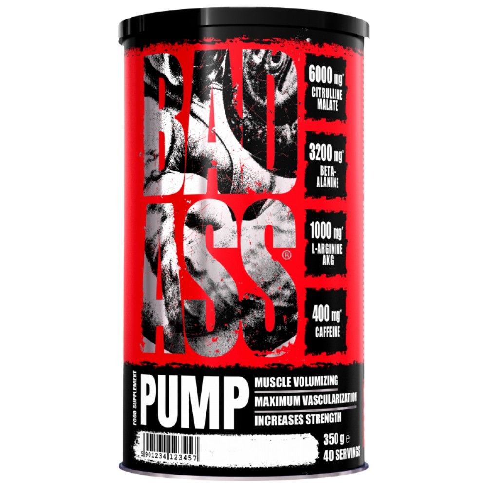 Bad Ass PUMP | Complete Pre-Workout Formula - 350 grams - Nutra Best Europe
