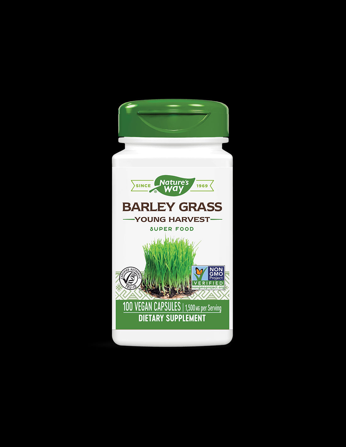 Barley Grass 500 mg - 100 capsules - Nutra Best Europe