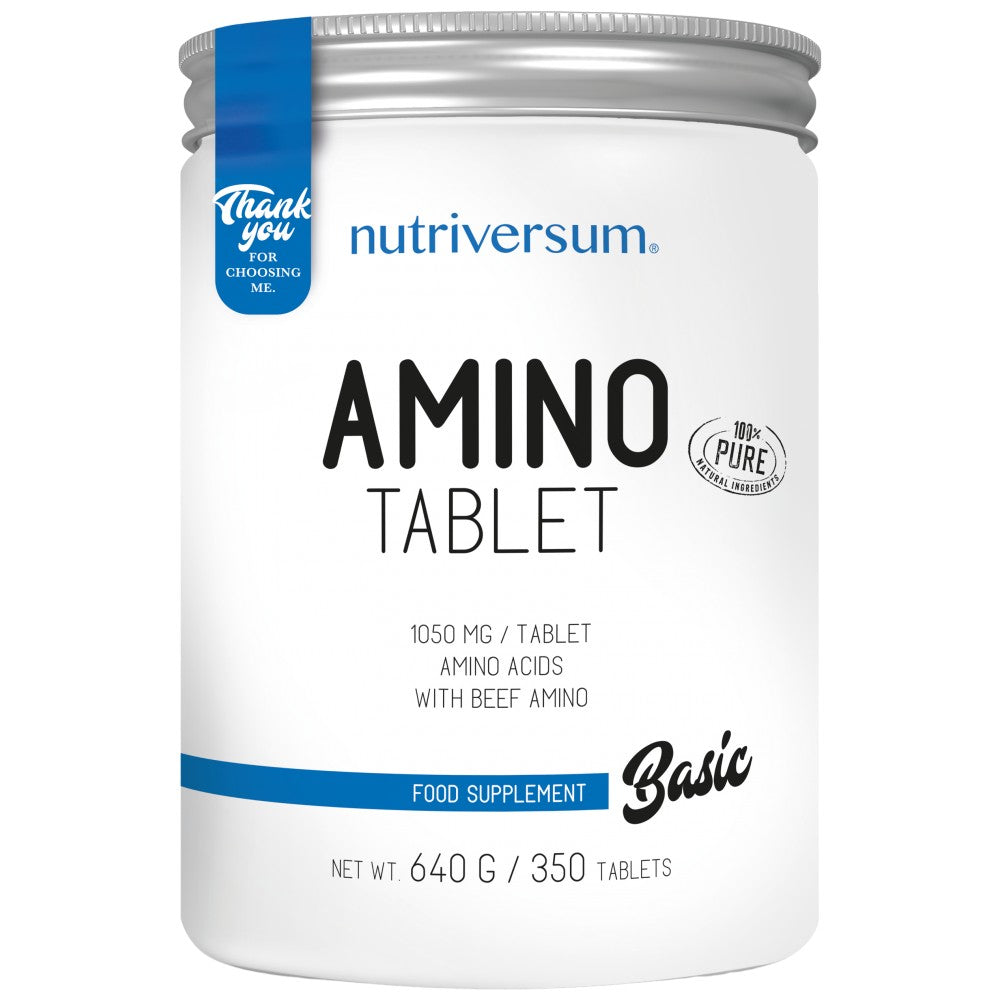 Amino Tablet | from Whey & Beef Protein - 350 Tablets - Nutra Best Europe