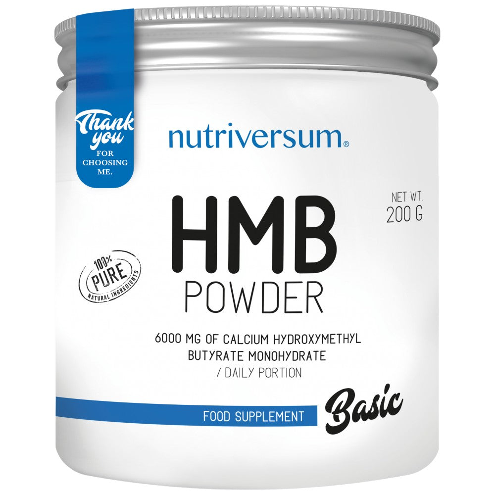 HMB Powder | 100% Pure - 200 grams - Nutra Best Europe