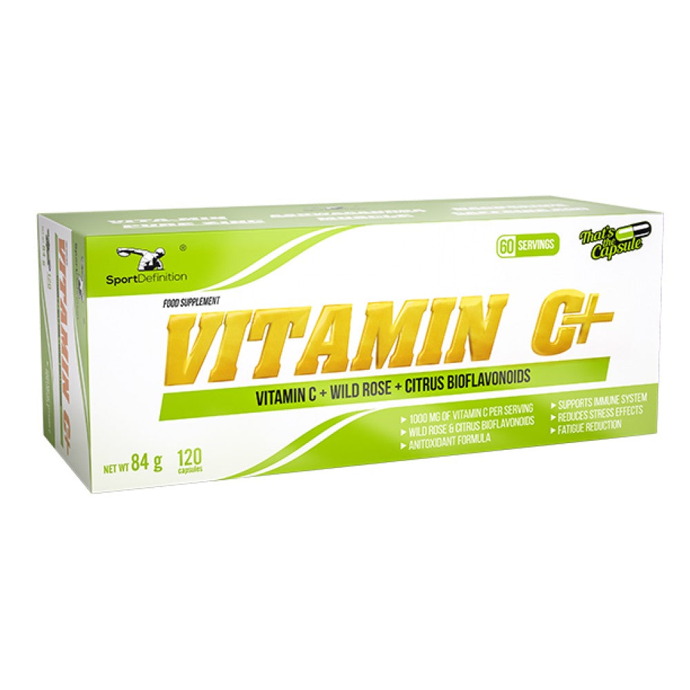 Vitamin C+ 120 capsules - Nutra Best Europe
