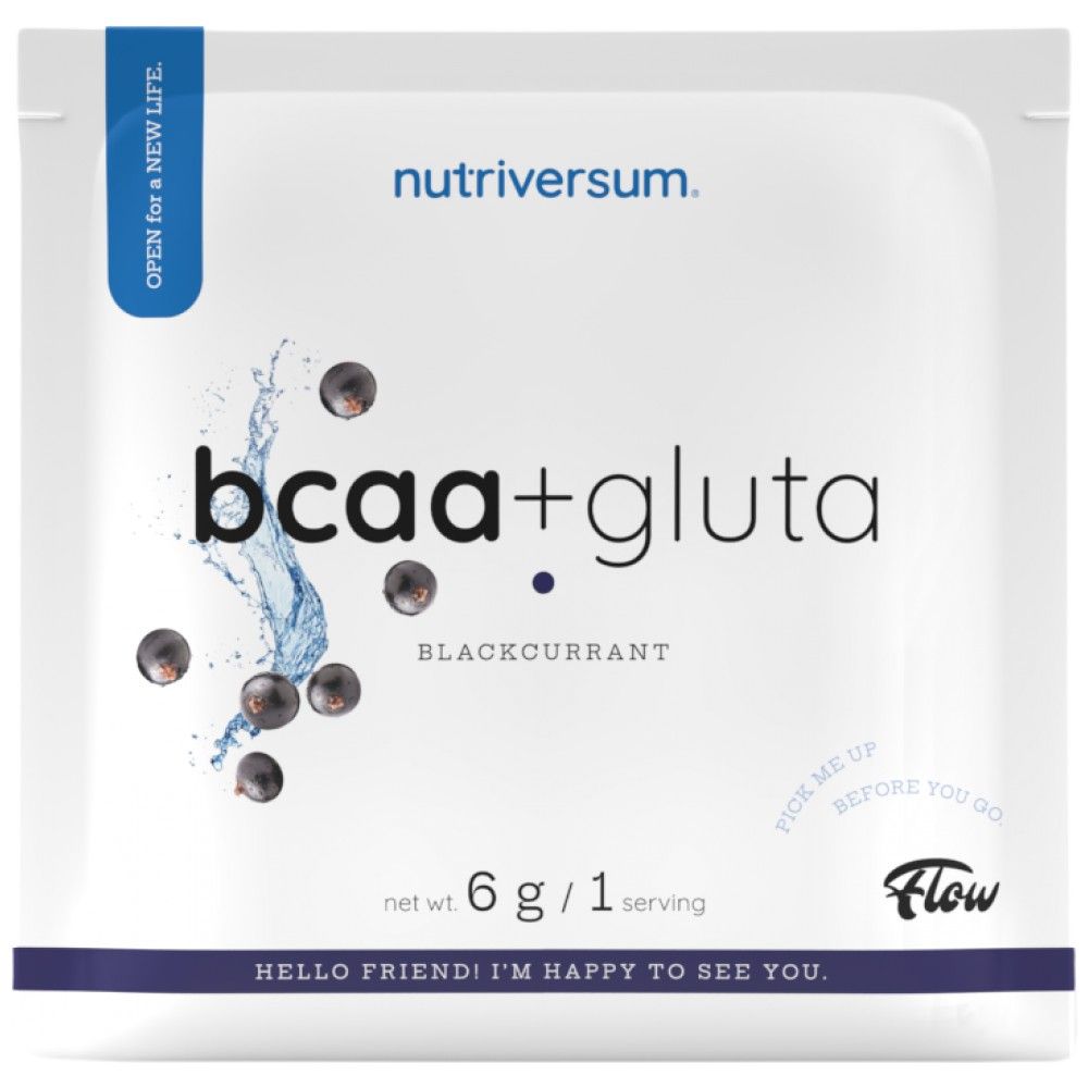 BCAA + Gluta Powder | Flow - 6 grams - Nutra Best Europe