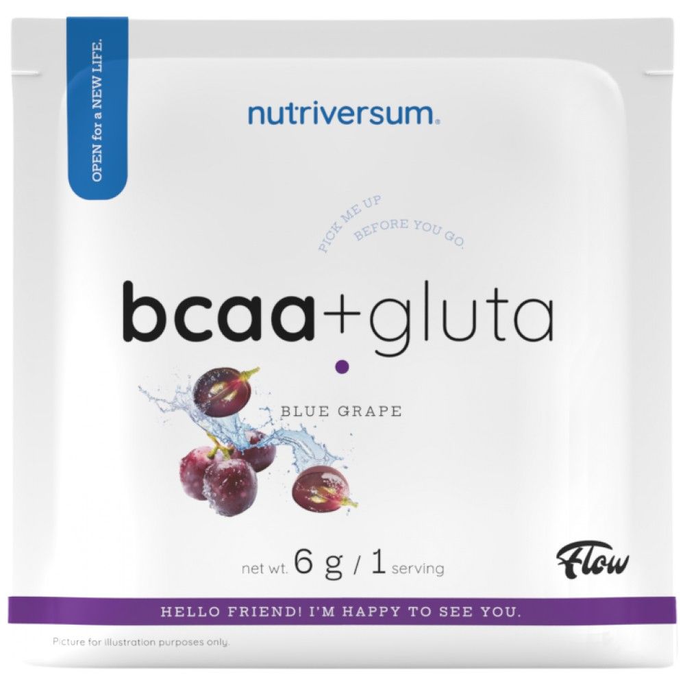 BCAA + Gluta Powder | Flow - 6 grams - Nutra Best Europe