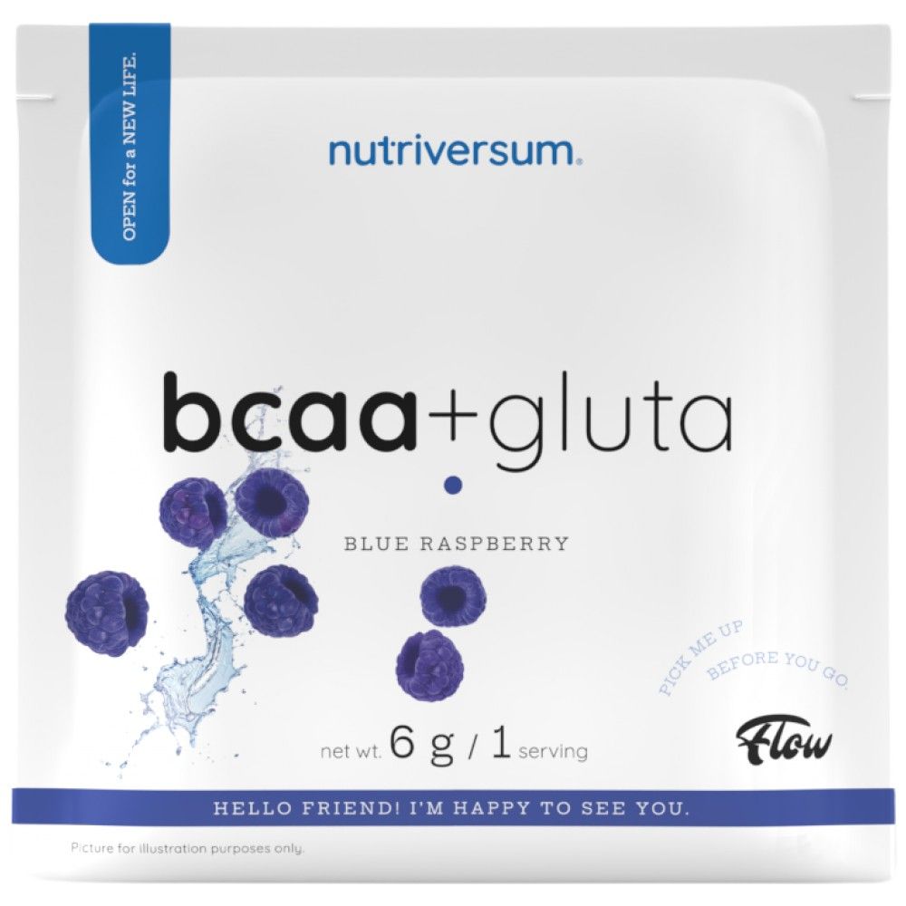BCAA + Gluta Powder | Flow - 6 grams - Nutra Best Europe
