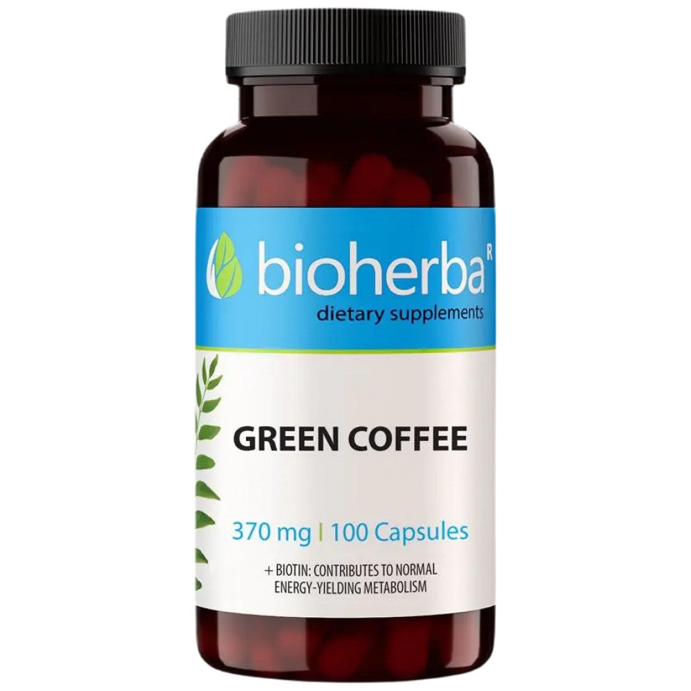 Green Coffee 370 mg - 100 capsules - Nutra Best Europe