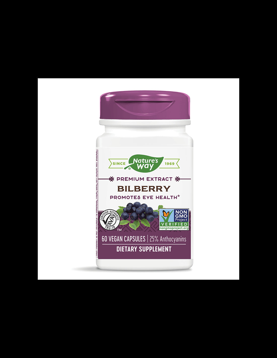 Bilberry 200 mg - 60 capsules - Nutra Best Europe