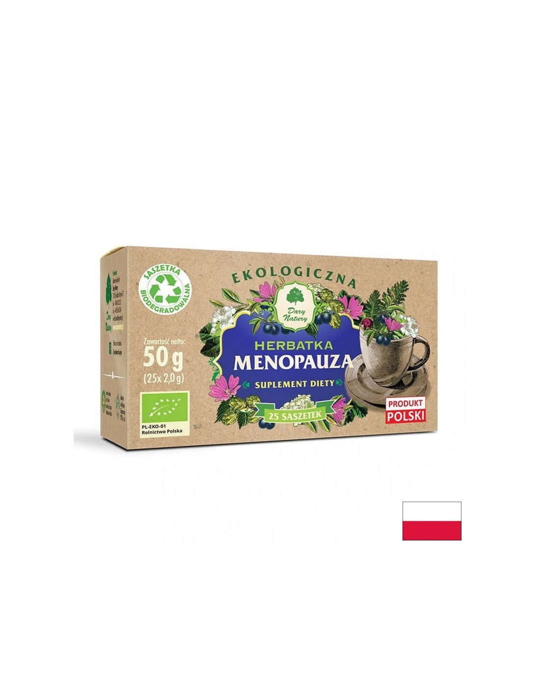 Herbal tea for menopause Bio, 25 packets - Nutra Best Europe