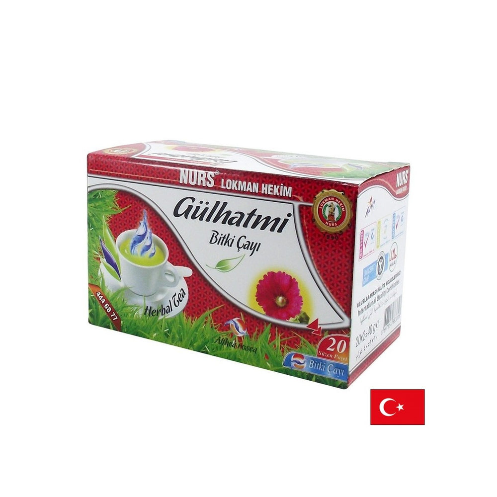 Herbal tea "Rose Mallow" - for coughs and sore throats, 20 filter bags - Nutra Best Europe