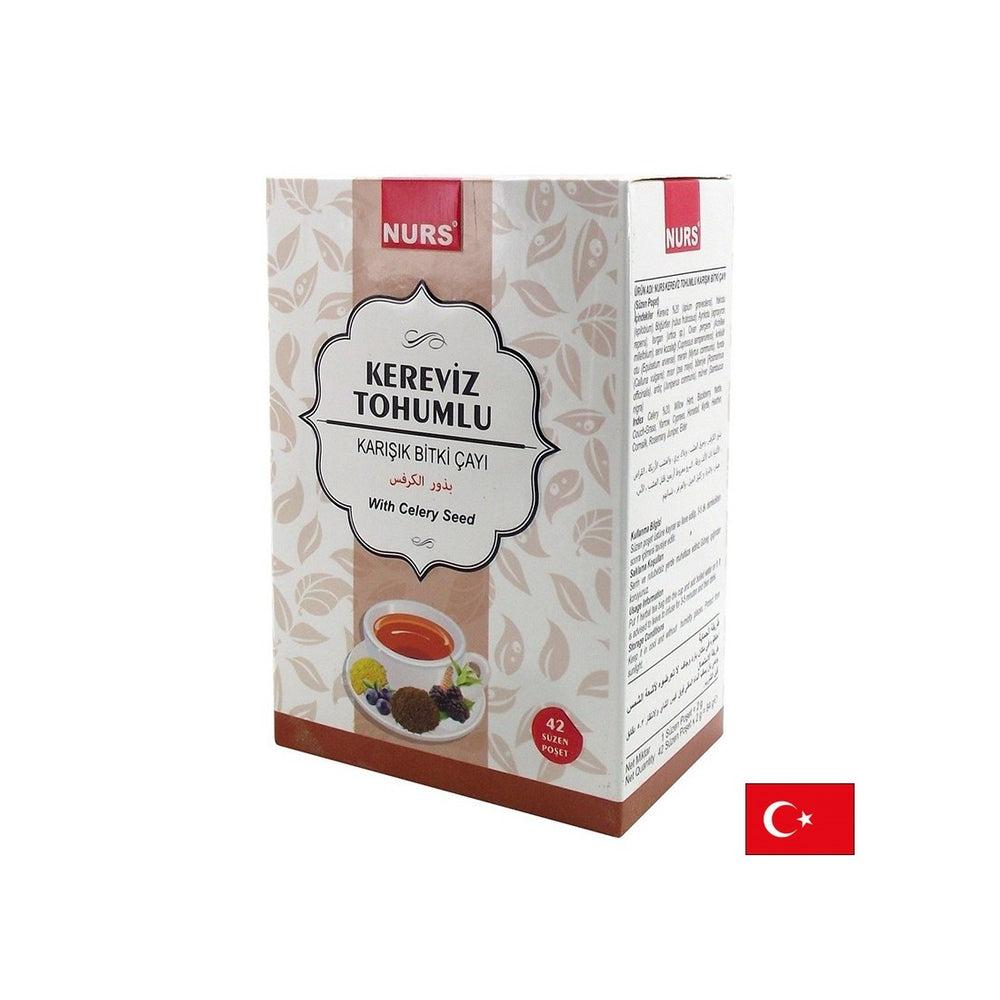 Herbal tea with celery (seeds), 42 filter bags - Nutra Best Europe