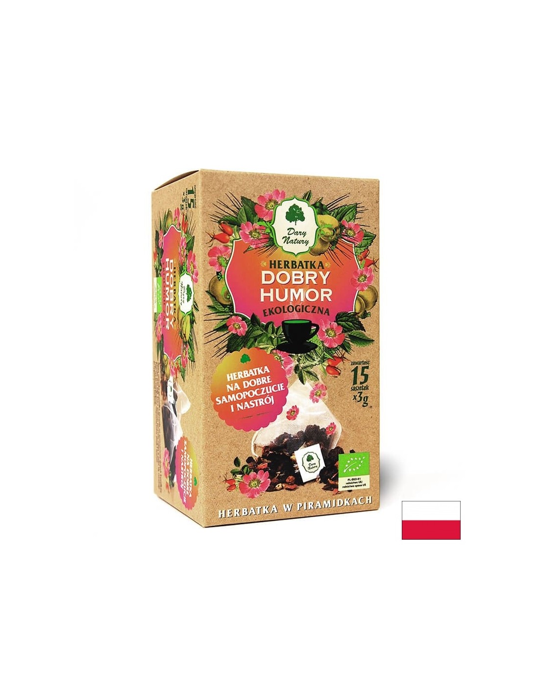 Herbal tea for a good mood Bio, 15 packets - Nutra Best Europe