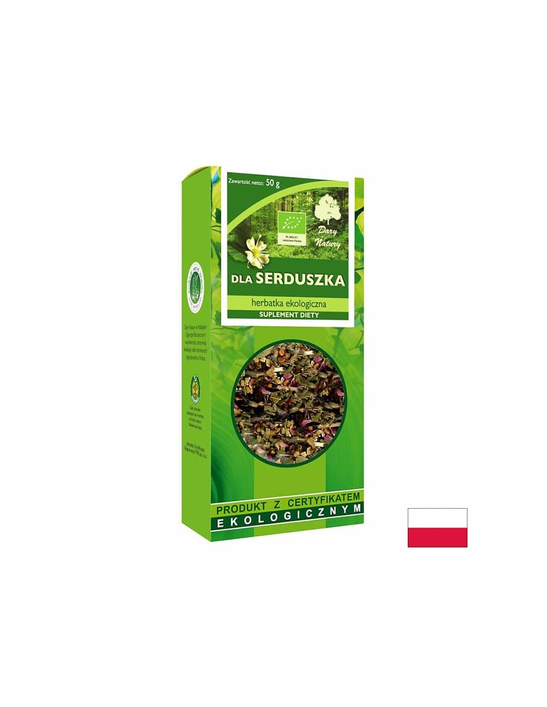 Herbal mixture for the cardiovascular system Bio, 50 g - Nutra Best Europe