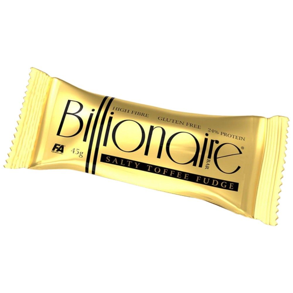 Billionaire Bar | High Fiber ~ Gluten Free ~ Protein Bar - 45 grams - Nutra Best Europe