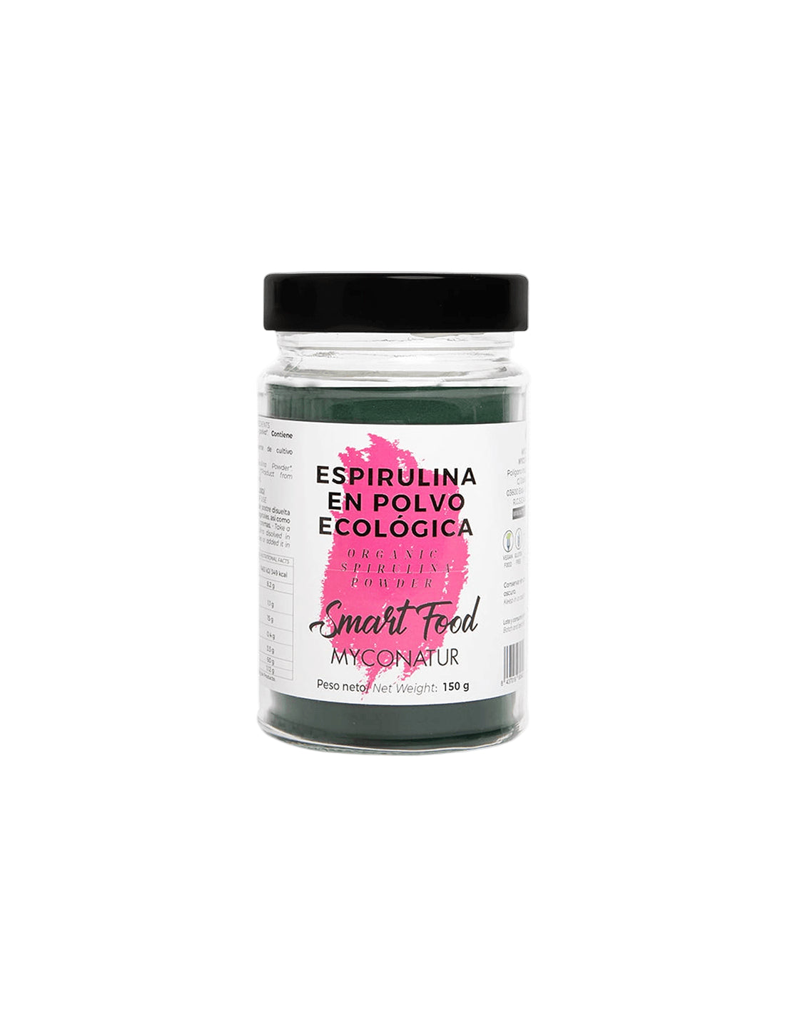 Organic Spirulina powder, 150 g - Nutra Best Europe