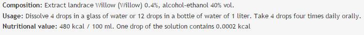 Bach Drops WILLOW - 50 ml - Nutra Best Europe