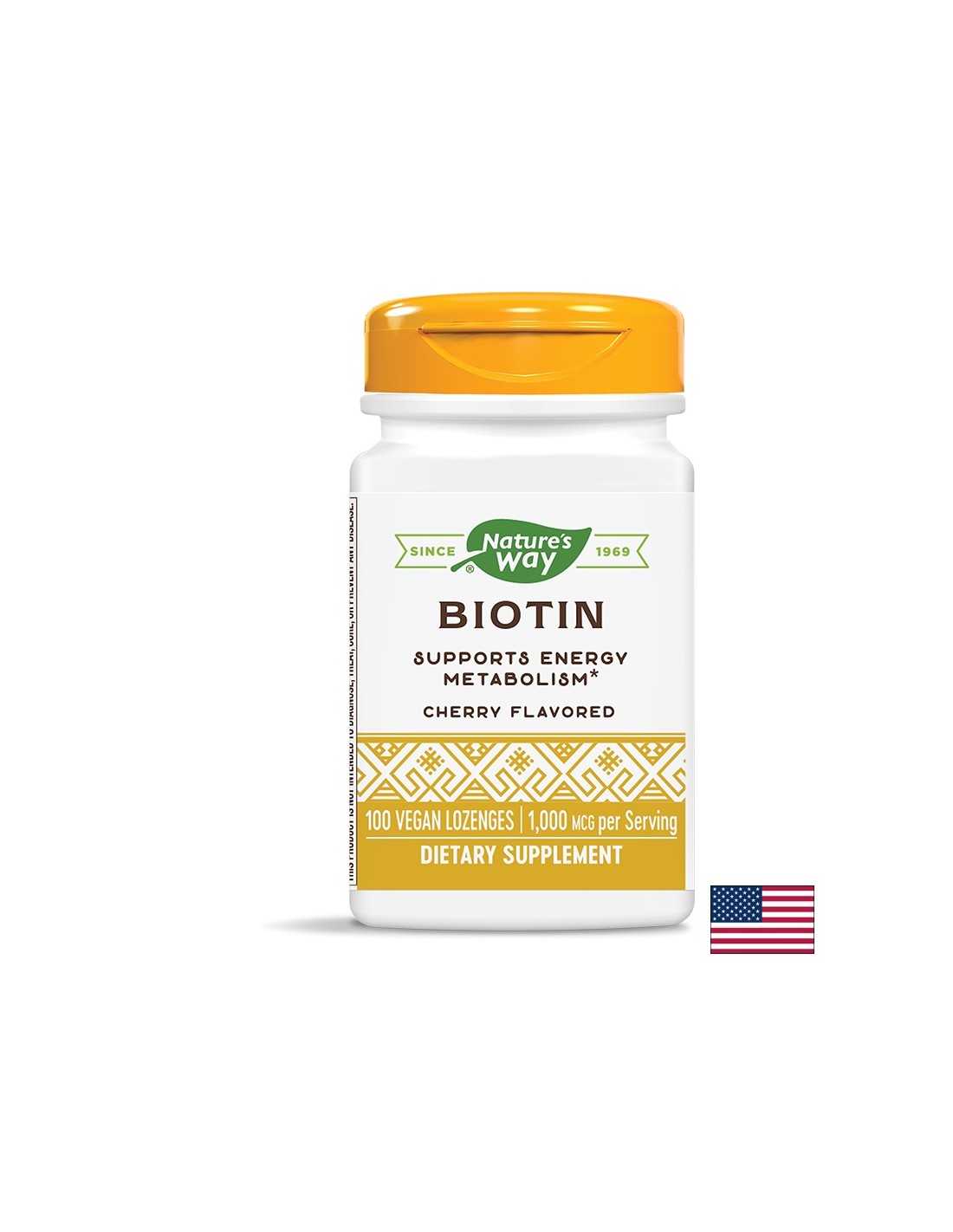 Biotin 1000 mcg - 100 Chewable Tablets - Nutra Best Europe