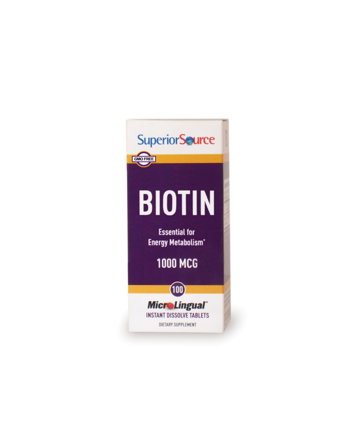 Biotin - Hair and Skin, 1000 mg x 100 sublingual tablets Superior Source - Nutra Best Europe