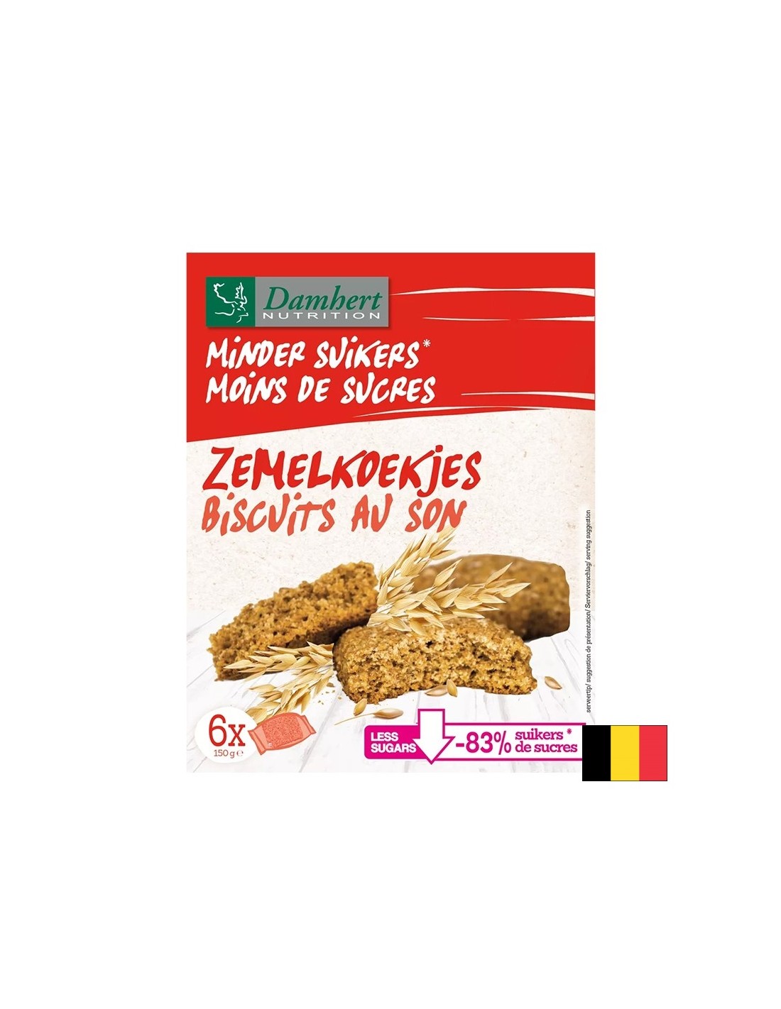 Wheat bran biscuits (no added sugar), 150 g - Nutra Best Europe