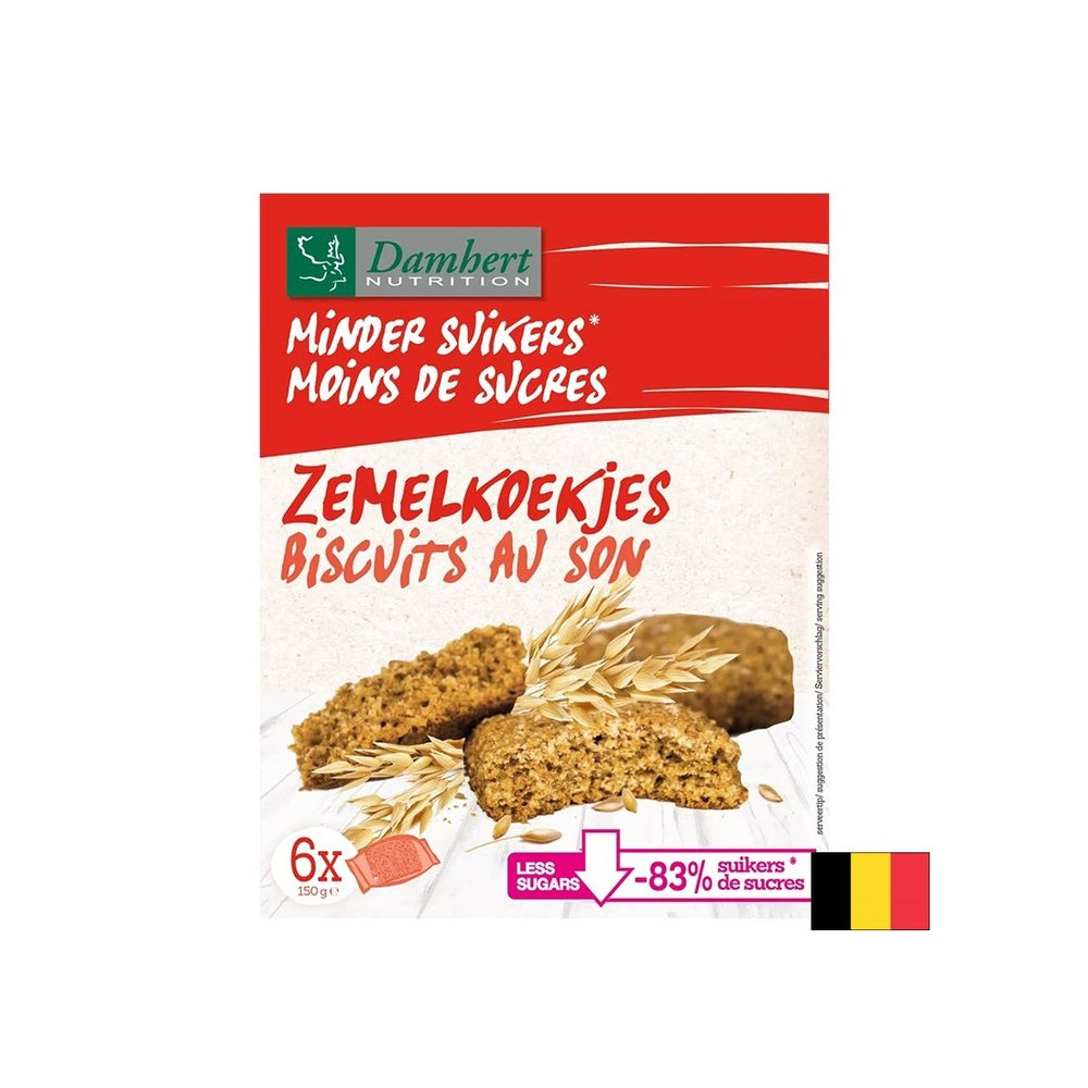 Wheat bran biscuits (no added sugar), 150 g - Nutra Best Europe