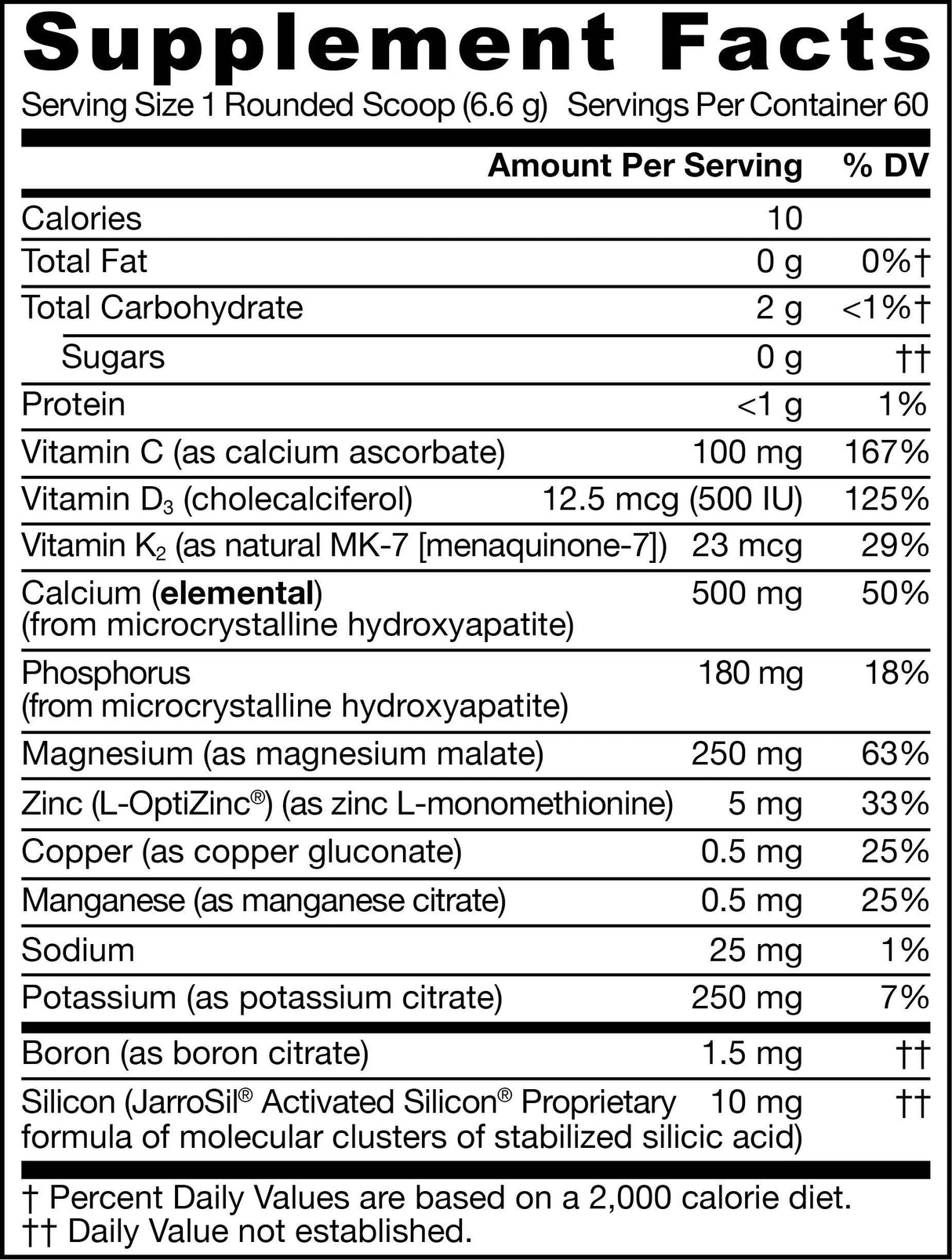 Bone-UP Powder Drink Mix 396 grams - Nutra Best Europe