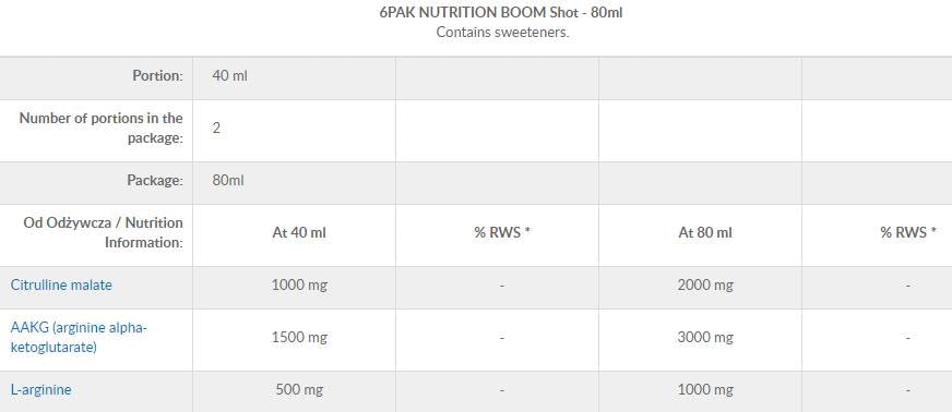 Boom Shot - 80 ml - Nutra Best Europe