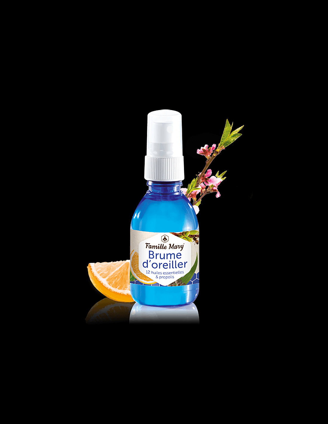 Relaxing sleep spray with 12 essential oils - Brume Oreiller, 50 ml - Nutra Best Europe