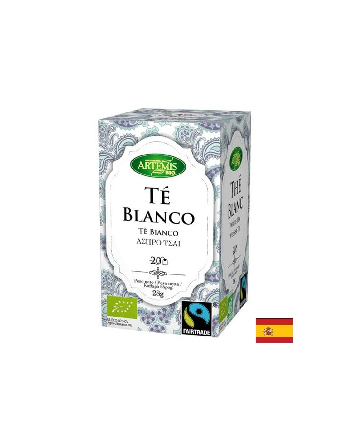 White tea Bio, 20 filter bags - Nutra Best Europe