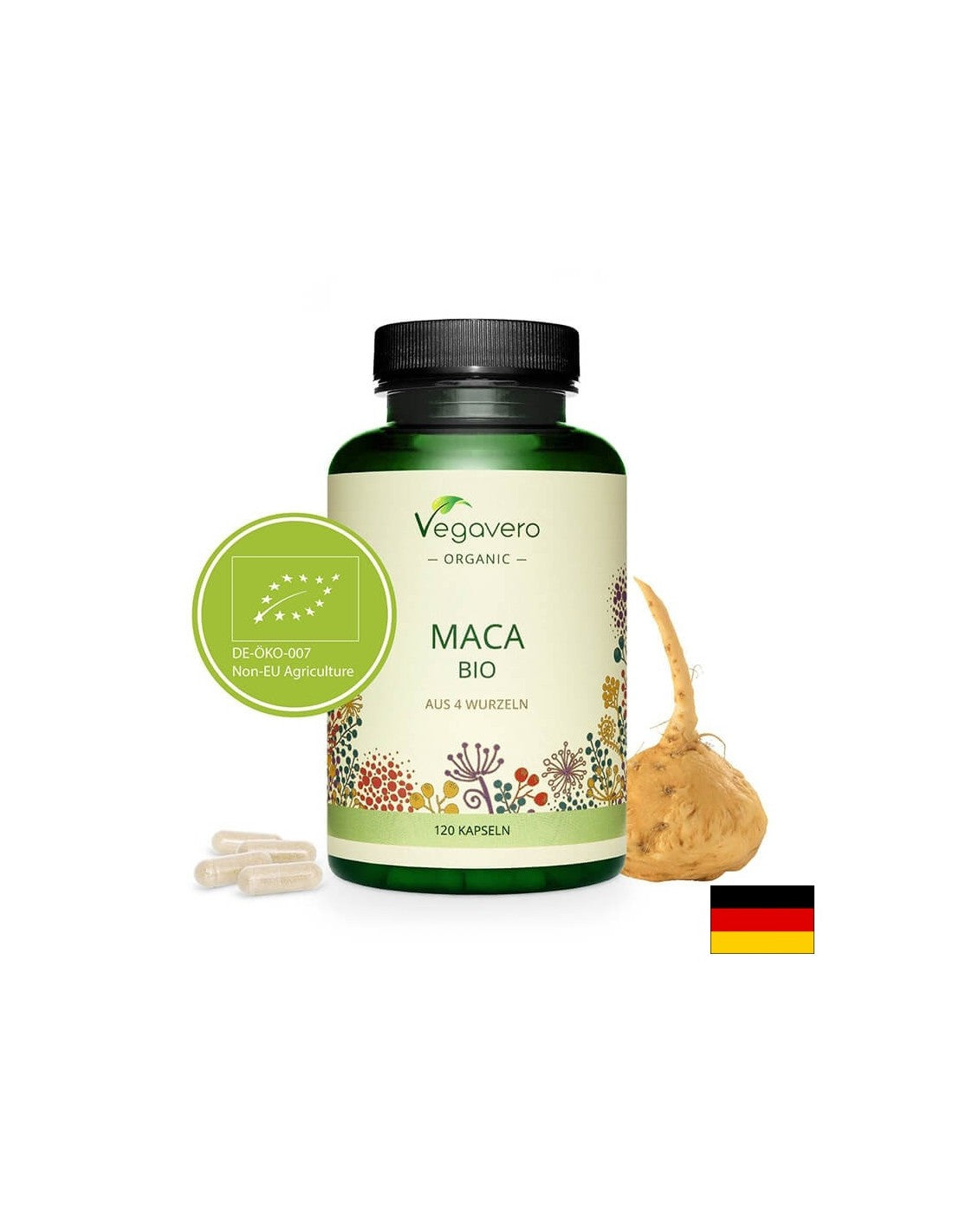 Maca Bio - BIO Maca, 120 <tc>Vegavero</tc> kapszulák
