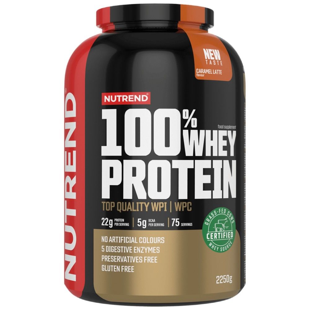 100% Whey Protein - 2250 grams - Nutra Best Europe
