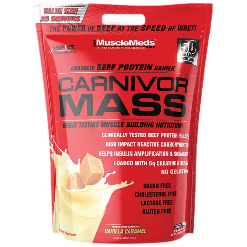 Carnivor Mass / Beef Gainer - 4540 grams - Nutra Best Europe
