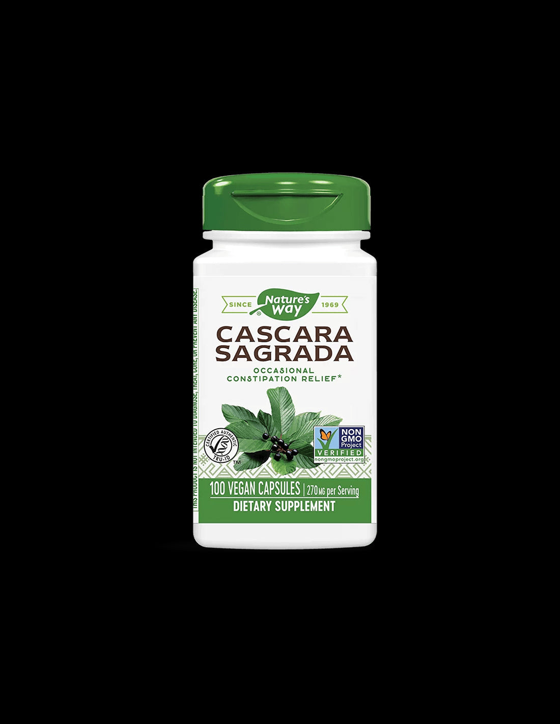 Cascara Sagrada 425 mg - 100 capsules - Nutra Best Europe