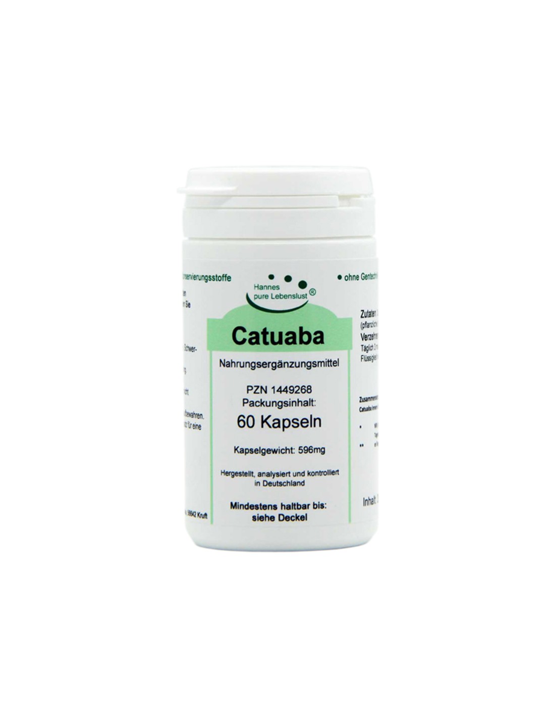 Catuaba - Catuaba - for the nervous system, 60 capsules - Nutra Best Europe