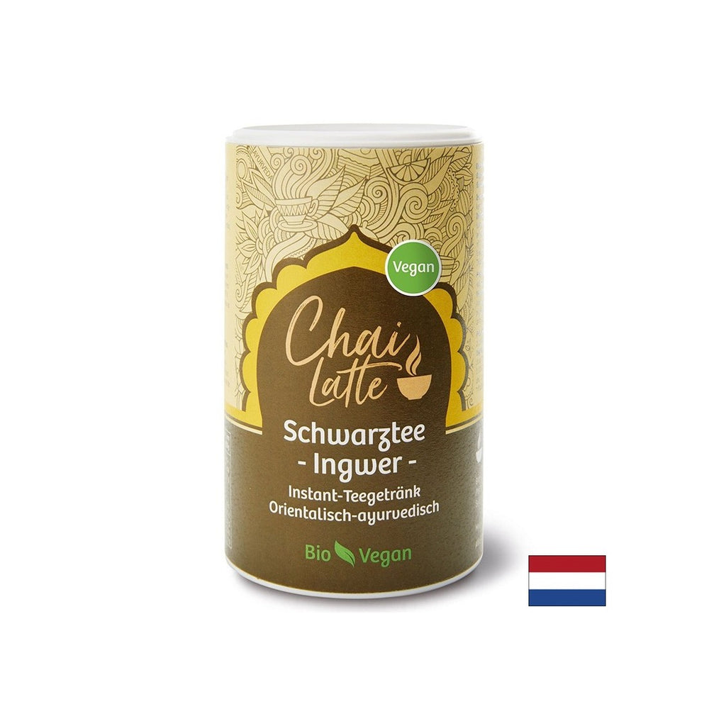 Tea latte with ginger, (vegan), Organic, 220 g - Nutra Best Europe