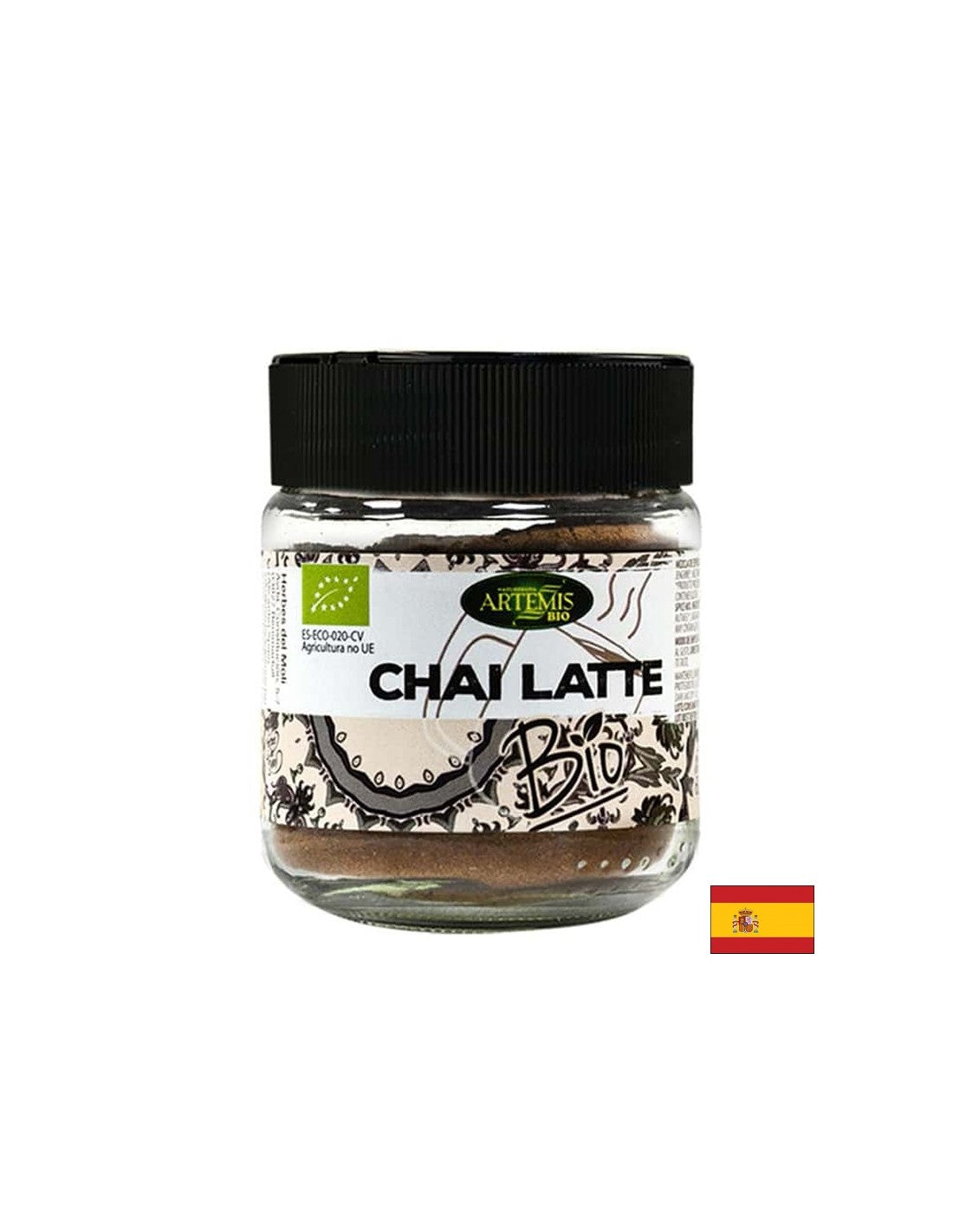 For flavoring drinks - herbal mixture Chai Latte - With cinnamon, ginger and other organic spices, 60 g, powder - Nutra Best Europe
