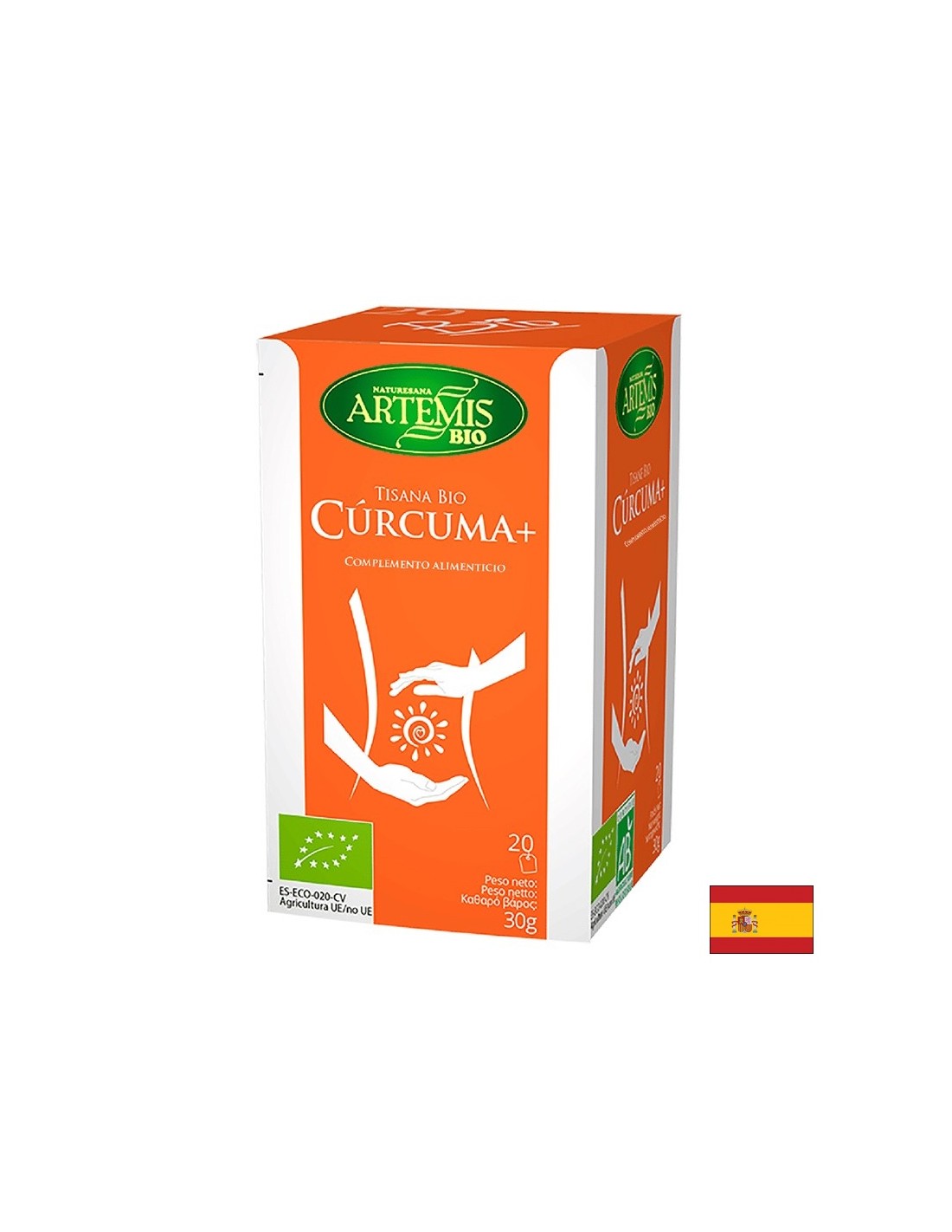 Curcuma+, BIO/ Turmeric + ginger, licorice and black pepper, 20 filter bags - Nutra Best Europe