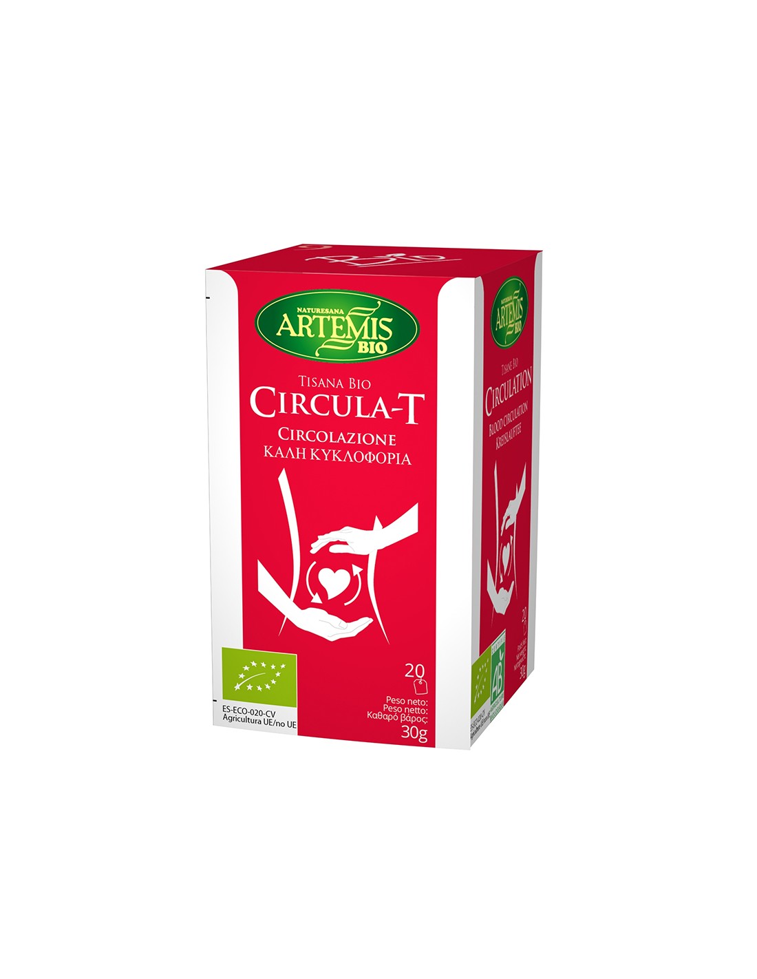 Tea for good circulation Bio, 20 filter bags x 30 g - Nutra Best Europe