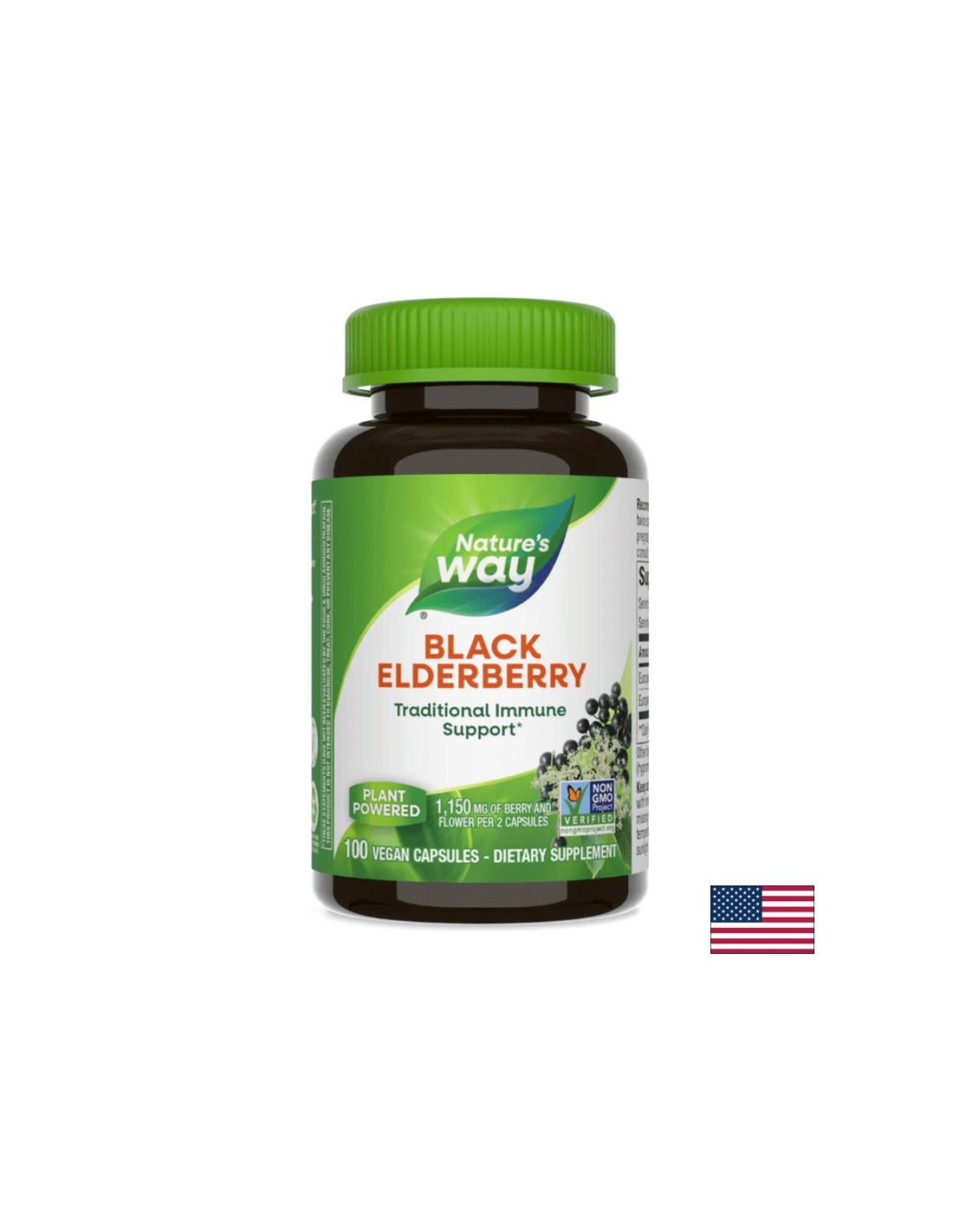 Black Elderberry 575 mg - 100 capsules - Nutra Best Europe