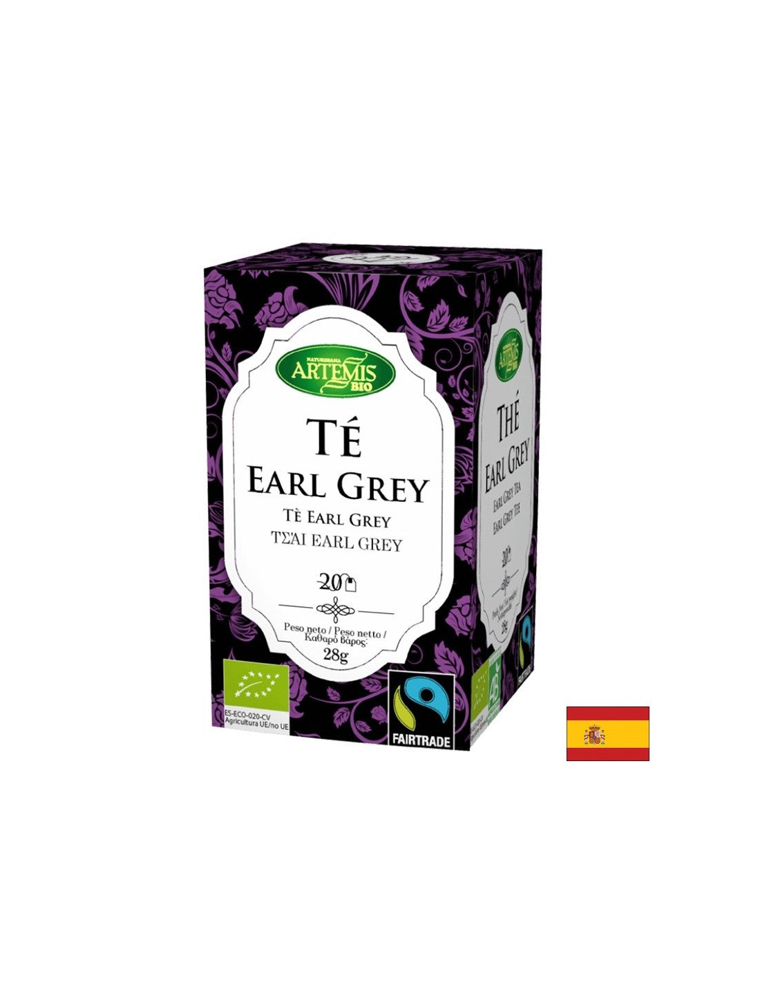Black tea with bergamot, BIO, 20 filter bags - Nutra Best Europe