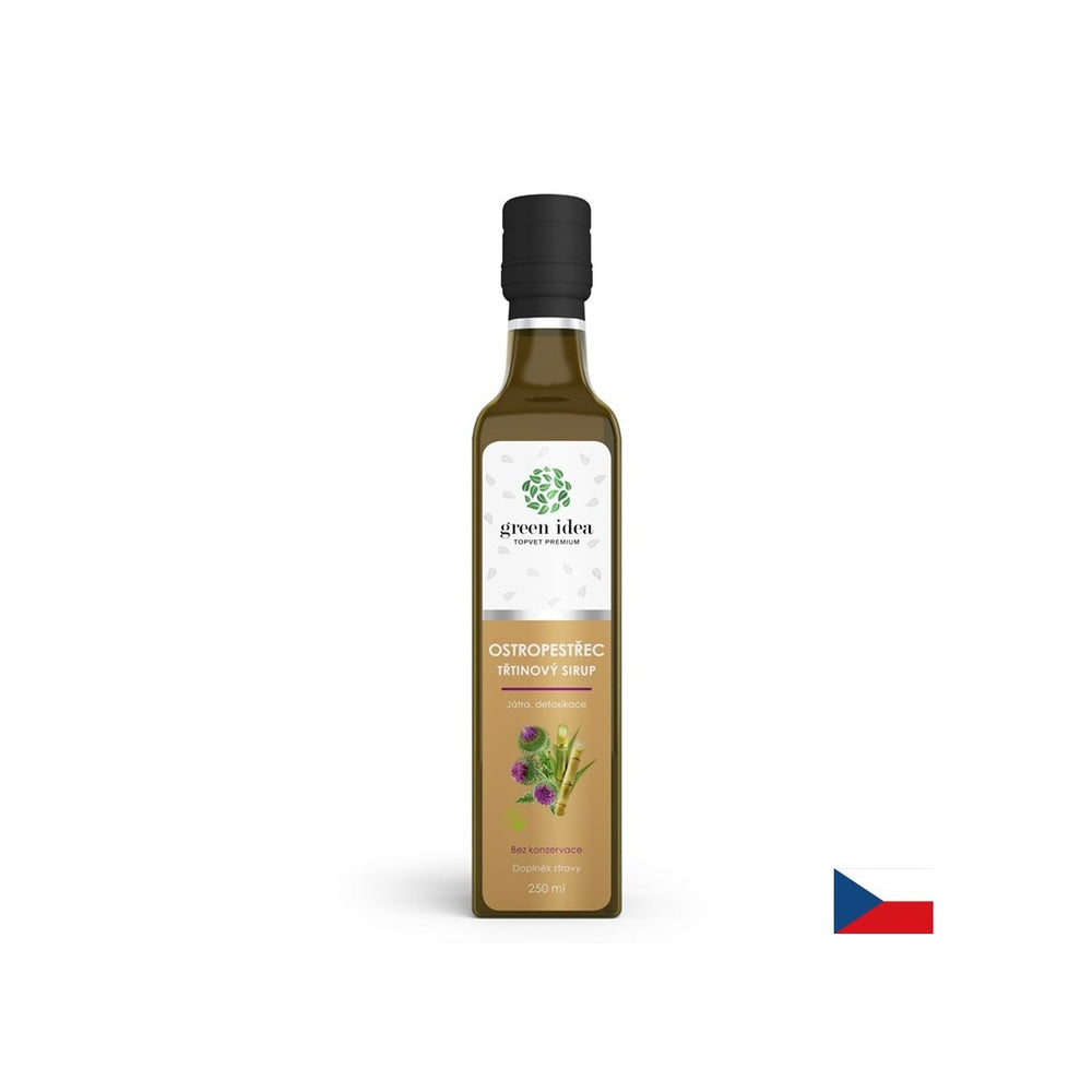 Liver and bile - Milk thistle syrup, 250 ml - Nutra Best Europe