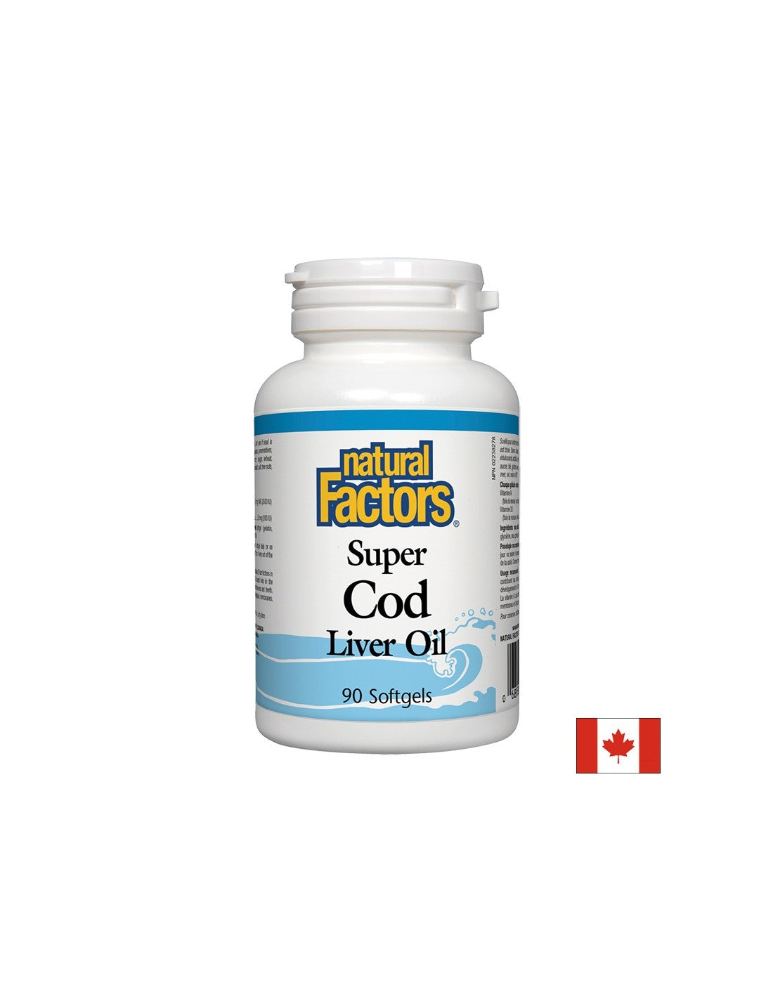 Super Cod Liver Oil 1100 mg - 90 Gel capsules - Nutra Best Europe
