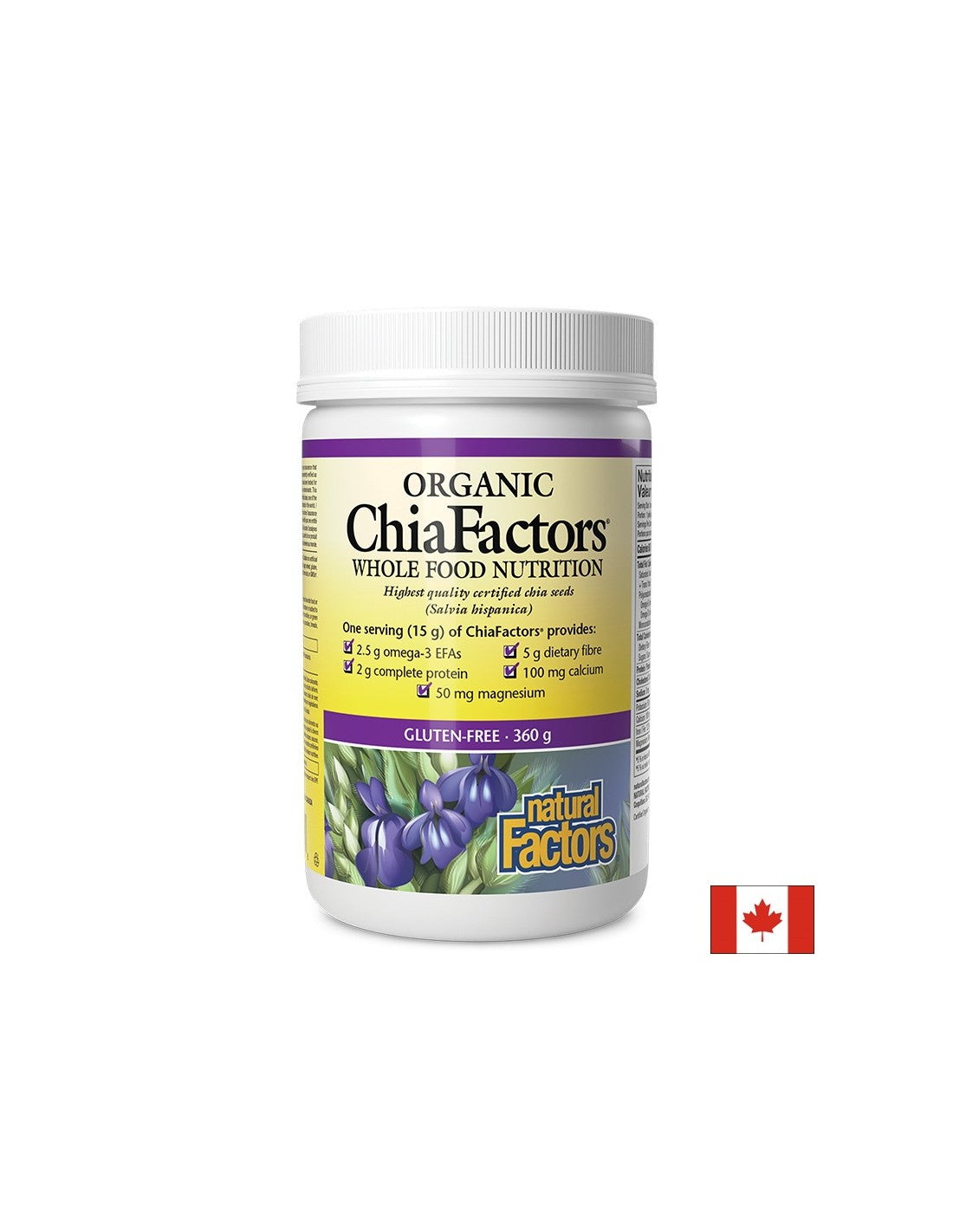 Chia Organic ChiaFactors®, 360 g powder - Nutra Best Europe
