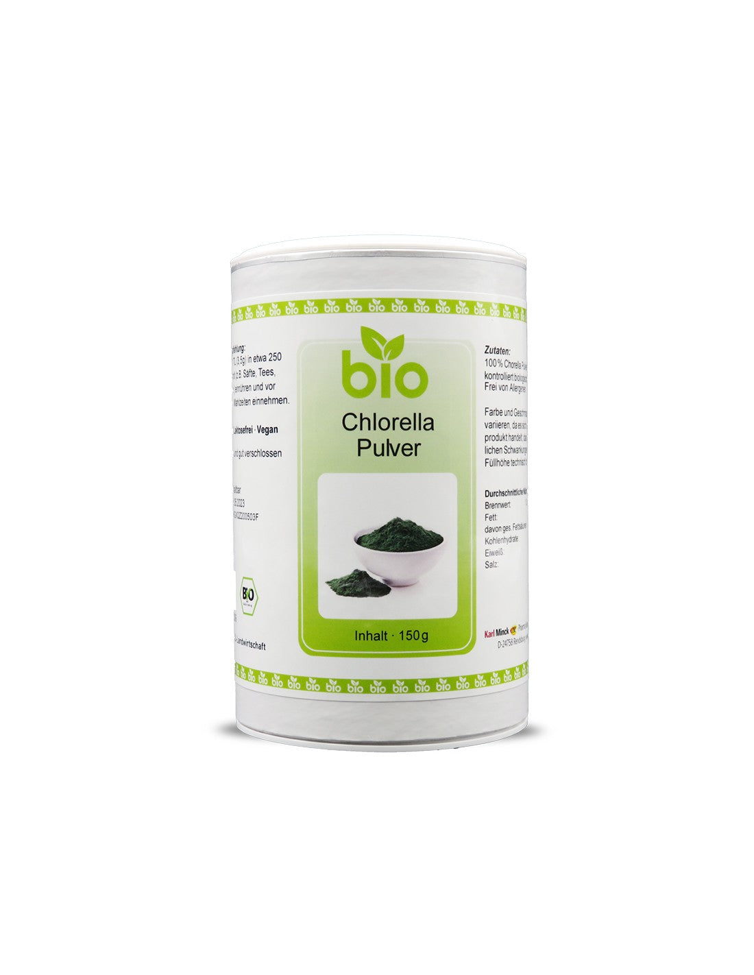 Chlorella Pulver - Chlorella powder, 150 g - Nutra Best Europe