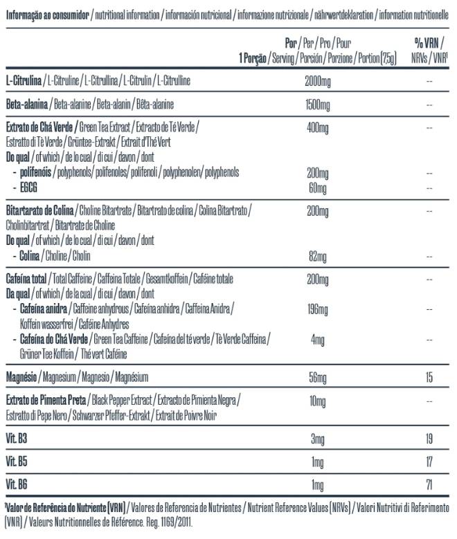 Energy Boost Powder | with Green Tea and Choline - 225 grams - Nutra Best Europe