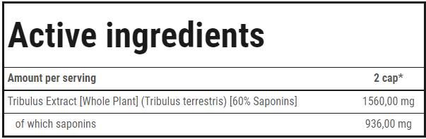 Tribulon - Tribulus Terrestris | Elite Men's Formula - 60 capsules - Nutra Best Europe